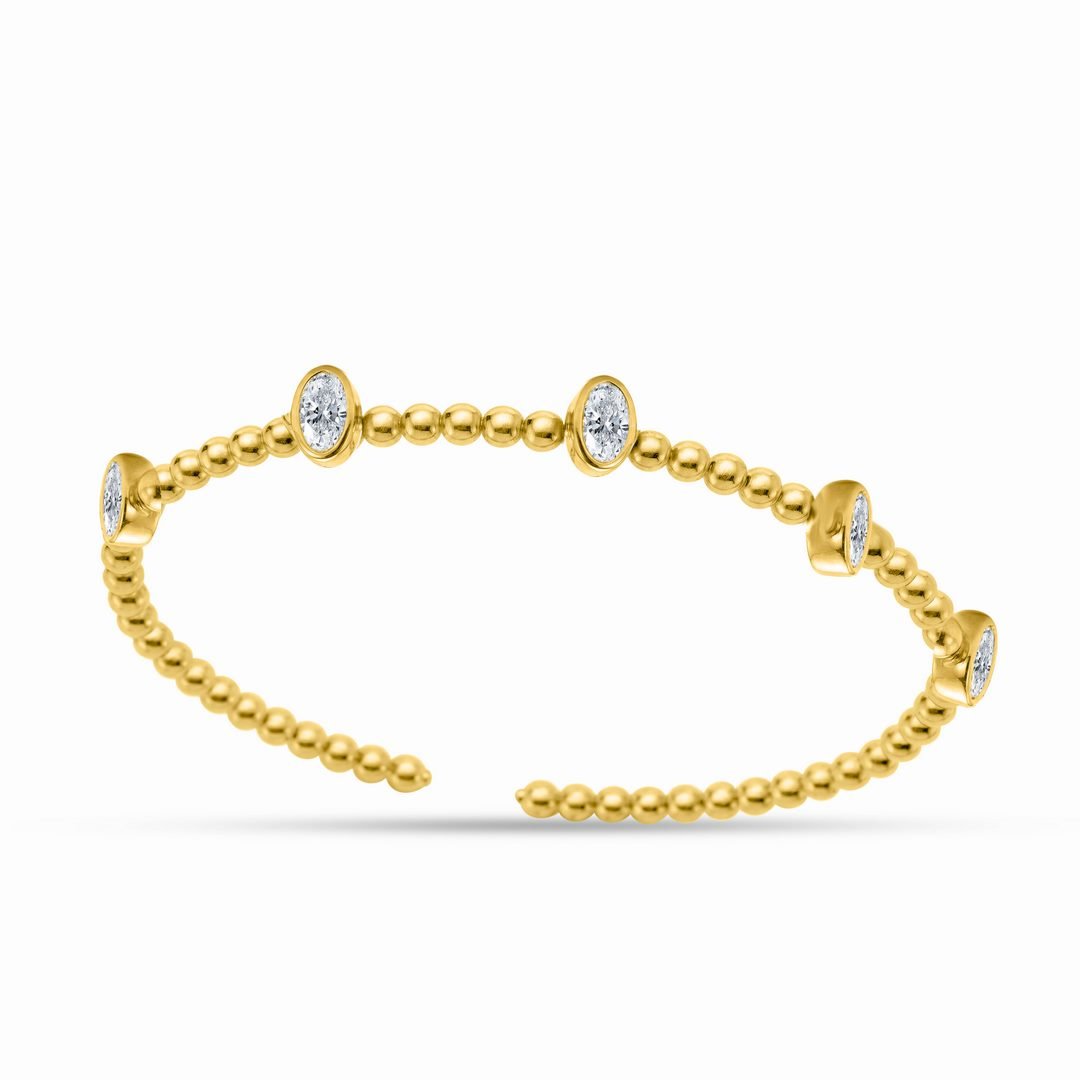 LG - 14K 0.96-1.00CT D-BANGLE LDS RDS CERTIFIED